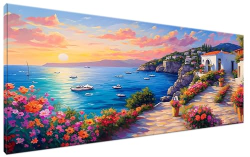 Stadt Malen Nach Zahlen Erwachsene Ozean Malen Nach Zahlen XXL 40x90cm Komplettset ohne Rahmen DIY Bastelset Erwachsene Frauen Malen Nach Zahlen Leinwand Bild für Anfänger und Kinder, Mädchen G3-492 Stadt Malen Nach Zahlen Erwachsene Ozean Malen Nach Zahlen XXL 40x90cm Komplettset ohne Rahmen DIY Bastelset Erwachsene Frauen Malen Nach Zahlen Leinwand Bild für Anfänger und Kinder, Mädchen G3-492 von Yagagse