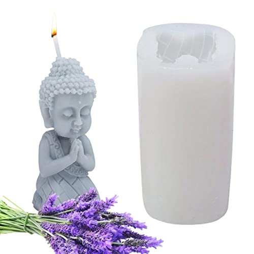 Yajimsa 3D Buddha Gießform | Innovative Kerzenformen für die Herstellung von Seifenwachs - DIY Bastelform für Gips Kerze Seife Wachs Heimdekorationen Aromatherapie von Yajimsa