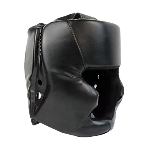 Yajimsa Kinder-Boxkopfschutz, Kopfschutz aus PU-Leder für Erwachsene, Jungen, Mädchen, Helmschutz für MMA-Boxen, Kopfbedeckung, Sparring, Kampfsport, Karate, Taekwondo, Vollgesichtsschutz Yajimsa Kinder-Boxkopfschutz, Kopfschutz aus PU-Leder für Erwachsene, Jungen, Mädchen, Helmschutz für MMA-Boxen, Kopfbedeckung, Sparring, Kampfsport, Karate, Taekwondo, Vollgesichtsschutz von Yajimsa
