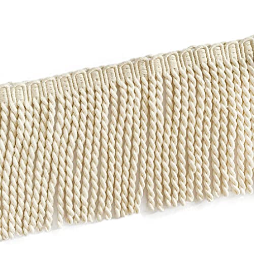 Yalulu 5 Yards Beige Baumwolle Quasten Fransenbesatz Spitzenbesatz Fransen Borte Decorative Tassels Boho Schnittfranse Spitzenband Für Hängematte Dekoration Yalulu 5 Yards Beige Baumwolle Quasten Fransenbesatz Spitzenbesatz Fransen Borte Decorative Tassels Boho Schnittfranse Spitzenband Für Hängematte Dekoration von Yalulu