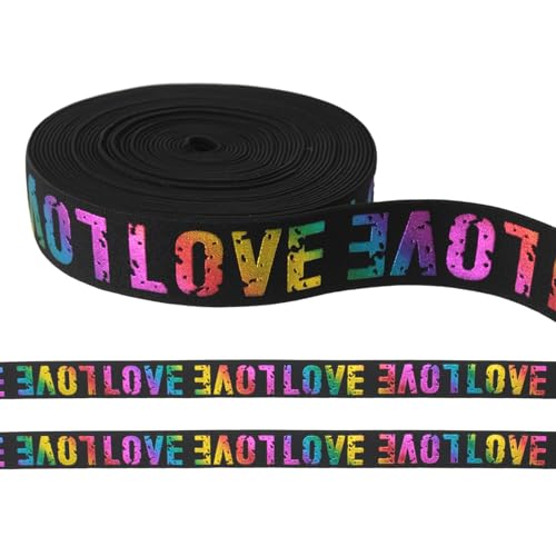 Yalulu 9 Yards LOVE Gummiband, Elastisches Gummibänder zum Nähen Gummibänder Gummiband zum Nähen Gummistreifen DIY Handwerk Nähzubehör Yalulu 9 Yards LOVE Gummiband, Elastisches Gummibänder zum Nähen Gummibänder Gummiband zum Nähen Gummistreifen DIY Handwerk Nähzubehör von Yalulu