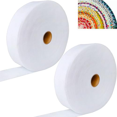 2 Rollen Jelly Roll Batting Strip 5,4 cm Baumwoll-Mischgewebe Fleece Batting auf einer Rolle, insgesamt 91,4 m für Jelly Roll Teppiche, Überwurfteppiche, geflochtene Teppiche 2 Rollen Jelly Roll Batting Strip 5,4 cm Baumwoll-Mischgewebe Fleece Batting auf einer Rolle, insgesamt 91,4 m für Jelly Roll Teppiche, Überwurfteppiche, geflochtene Teppiche von Yamamine