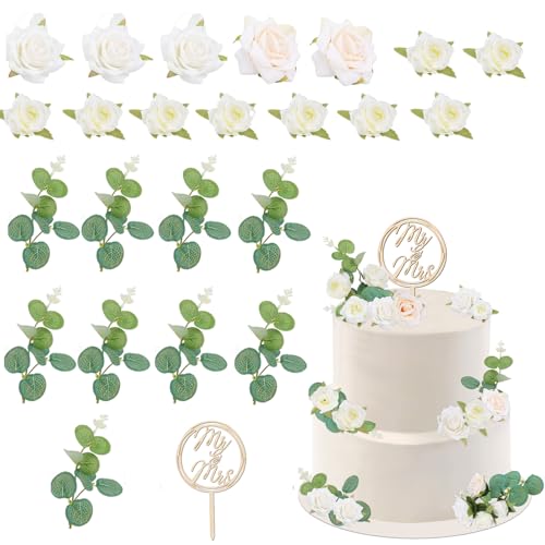 Yamitora 24 Stück Cake Topper Hochzeit Holz Tortendeko Hochzeit Mr Mrs Torten Topper Deko,Mr Mrs Tortenstecker Rosen Geldpflanzen dekoration,Hochzeitstorte Topper Kuchen Deko Hochzeit Party Yamitora 24 Stück Cake Topper Hochzeit Holz Tortendeko Hochzeit Mr Mrs Torten Topper Deko,Mr Mrs Tortenstecker Rosen Geldpflanzen dekoration,Hochzeitstorte Topper Kuchen Deko Hochzeit Party von Yamitora