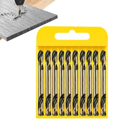 Cobalt Bohrer Set | 10 Stück Schnellarbeitsstahl-Spiralbohrer Mit Stubby-Körper,Schnellbohrwerkzeug Aus Schnellarbeitsstahl Mit Hoher Härte Für Keramikfliesen Aus Edelstahl Cobalt Bohrer Set | 10 Stück Schnellarbeitsstahl-Spiralbohrer Mit Stubby-Körper,Schnellbohrwerkzeug Aus Schnellarbeitsstahl Mit Hoher Härte Für Keramikfliesen Aus Edelstahl von Yanayi