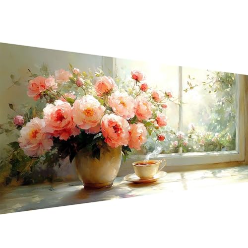 Diamond Painting Blume 5D Fenster Diamant Painting Bilder Erwachsene und Anfänger,Diamant Malerei Bastelset Erwachsene,DIY Mosaikherstellung Basteln für Wanddeko Wohnzimmer Geschenke,50x100cm W1-453 Diamond Painting Blume 5D Fenster Diamant Painting Bilder Erwachsene und Anfänger,Diamant Malerei Bastelset Erwachsene,DIY Mosaikherstellung Basteln für Wanddeko Wohnzimmer Geschenke,50x100cm W1-453 von Yanefaei