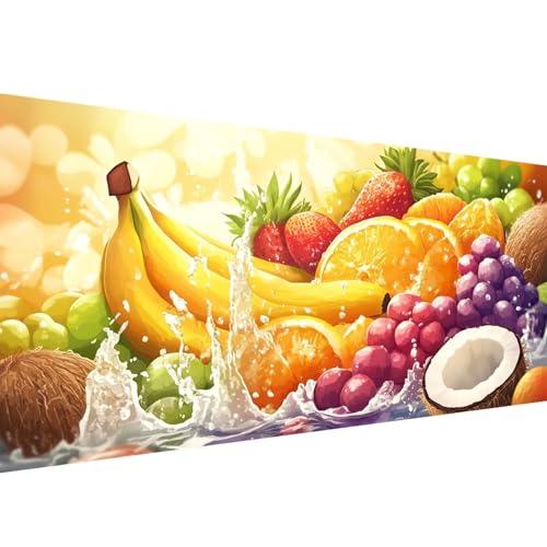Diamond Painting Erwachsene Banane, Traube Diamant Painting Bilder 100x220cm, DIY Cross Stickerei Diamant Malerei Kits für Erwachsene und Kinder, Mosaikherstellung Bastelset für Herbst Wanddeko W1-56 von Yanefaei