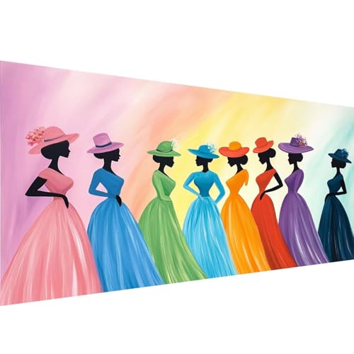 Diamond Painting Erwachsene Frau, Landschaft Diamant Painting Bilder 80x220cm, DIY Cross Stickerei Diamant Malerei Kits für Erwachsene und Kinder, Mosaikherstellung Bastelset für Herbst Wanddeko W1-34 von Yanefaei