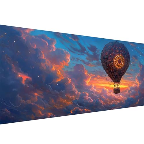 Diamond Painting Erwachsene Heißluftballon, Wolke Diamant Painting Bilder 40x80cm, DIY Cross Stickerei Diamant Malerei Kits für Erwachsene und Kinder, Mosaikherstellung Bastelset für Wand Deko W1-448 Diamond Painting Erwachsene Heißluftballon, Wolke Diamant Painting Bilder 40x80cm, DIY Cross Stickerei Diamant Malerei Kits für Erwachsene und Kinder, Mosaikherstellung Bastelset für Wand Deko W1-448 von Yanefaei