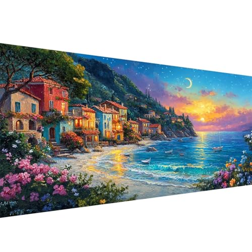 Diamond Painting Erwachsene Meerblick,Blume Diamant Painting Bilder 50x100cm,DIY Cross Stickerei Diamant Malerei Kits für Erwachsene und Kinder,Mosaikherstellung Bastelset für Herbst Wanddeko W1-314 Diamond Painting Erwachsene Meerblick,Blume Diamant Painting Bilder 50x100cm,DIY Cross Stickerei Diamant Malerei Kits für Erwachsene und Kinder,Mosaikherstellung Bastelset für Herbst Wanddeko W1-314 von Yanefaei