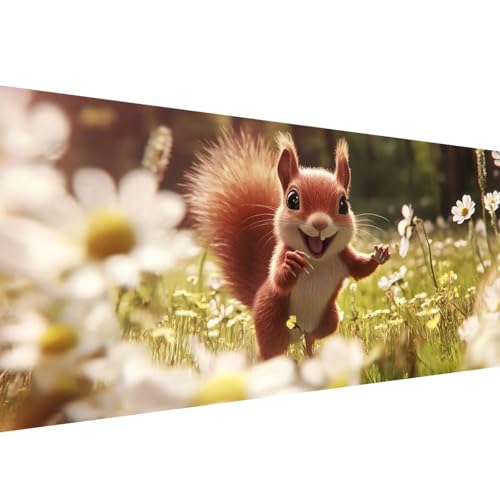 Diamond Painting Erwachsene Tier, Eichhörnchen Diamant Painting Bilder 60x120cm, DIY Cross Stickerei Diamant Malerei Kits für Erwachsene und Kinder, Mosaikherstellung Bastelset für Wand Deko W1-436 Diamond Painting Erwachsene Tier, Eichhörnchen Diamant Painting Bilder 60x120cm, DIY Cross Stickerei Diamant Malerei Kits für Erwachsene und Kinder, Mosaikherstellung Bastelset für Wand Deko W1-436 von Yanefaei