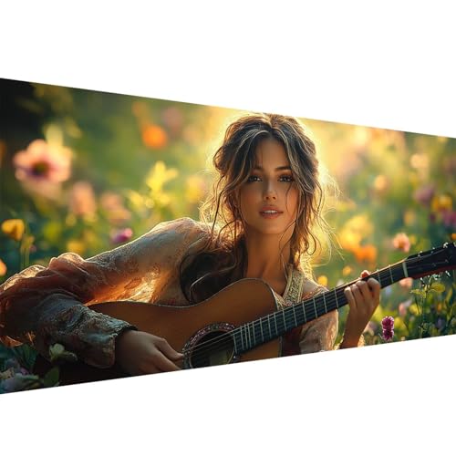 Diamond Painting Frau 5D Gitarre Diamant Painting Bilder Erwachsene und Anfänger, Diamant Malerei Bastelset Erwachsene, DIY Mosaikherstellung Basteln für Wanddeko Wohnzimmer Geschenke, 80x220cm W1-317 Diamond Painting Frau 5D Gitarre Diamant Painting Bilder Erwachsene und Anfänger, Diamant Malerei Bastelset Erwachsene, DIY Mosaikherstellung Basteln für Wanddeko Wohnzimmer Geschenke, 80x220cm W1-317 von Yanefaei