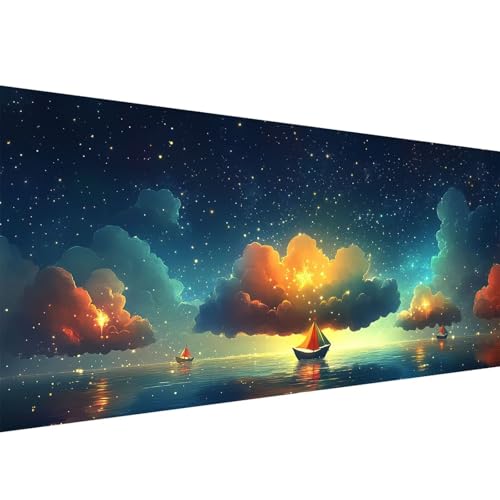 Diamond Painting Nachthimmel 5D Segelboot Diamant Painting Bilder Erwachsene und Anfänger,Diamant Malerei Bastelset Erwachsene,DIY Mosaikherstellung Basteln für Geschenke und Wanddeko,40x80cm W1-437 Diamond Painting Nachthimmel 5D Segelboot Diamant Painting Bilder Erwachsene und Anfänger,Diamant Malerei Bastelset Erwachsene,DIY Mosaikherstellung Basteln für Geschenke und Wanddeko,40x80cm W1-437 von Yanefaei