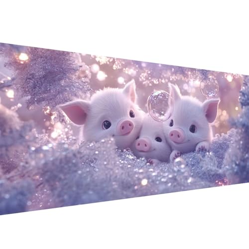 Diamond Painting Tier 5D Schwein Diamant Painting Bilder Erwachsene und Anfänger, Diamant Malerei Bastelset Erwachsene, DIY Mosaikherstellung Basteln für Wanddeko Wohnzimmer Geschenke, 70x140cm W1-303 Diamond Painting Tier 5D Schwein Diamant Painting Bilder Erwachsene und Anfänger, Diamant Malerei Bastelset Erwachsene, DIY Mosaikherstellung Basteln für Wanddeko Wohnzimmer Geschenke, 70x140cm W1-303 von Yanefaei