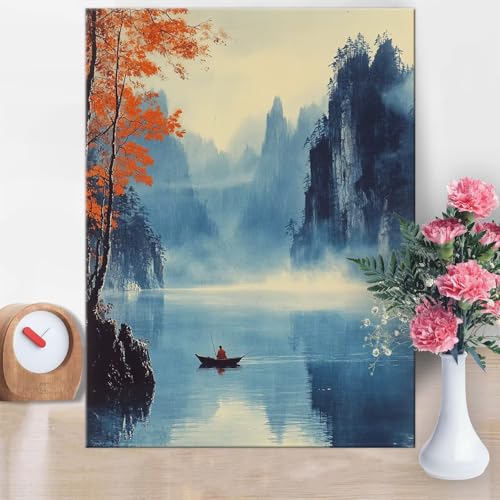 Malen Nach Zahlen Erwachsene Boot, Malen Nach Zahlen Ahorn Paint by Numbers DIY Handgemalt Ölgemälde Kit Mit Pinseln und Acrylfarbe Knitterfreie Leinwand Kit für Wanddeko Frau Geschenk 40x50cm W1-777 Malen Nach Zahlen Erwachsene Boot, Malen Nach Zahlen Ahorn Paint by Numbers DIY Handgemalt Ölgemälde Kit Mit Pinseln und Acrylfarbe Knitterfreie Leinwand Kit für Wanddeko Frau Geschenk 40x50cm W1-777 von Yanefaei