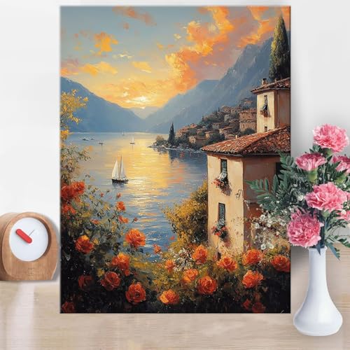 Malen Nach Zahlen Erwachsene Boot, Malen Nach Zahlen Rose Paint by Numbers DIY Handgemalt Ölgemälde Kit Mit Pinseln und Acrylfarbe Knitterfreie Leinwand Kit für Wanddeko Frau Geschenk 60x80cm W1-783 Malen Nach Zahlen Erwachsene Boot, Malen Nach Zahlen Rose Paint by Numbers DIY Handgemalt Ölgemälde Kit Mit Pinseln und Acrylfarbe Knitterfreie Leinwand Kit für Wanddeko Frau Geschenk 60x80cm W1-783 von Yanefaei