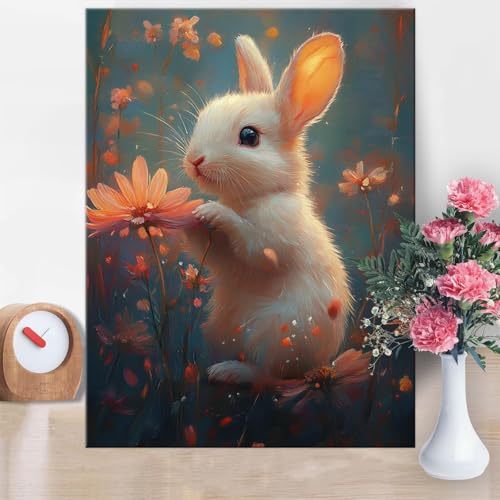 Malen Nach Zahlen Erwachsene Kaninchen, Chrysantheme Malen Nach Zahlen 100x150cm Paint by Numbers DIY Handgemalt Ölgemälde Kit Mit Pinseln und Acrylfarbe Knitterfreie Leinwand Kit für Wanddeko W1-796 Malen Nach Zahlen Erwachsene Kaninchen, Chrysantheme Malen Nach Zahlen 100x150cm Paint by Numbers DIY Handgemalt Ölgemälde Kit Mit Pinseln und Acrylfarbe Knitterfreie Leinwand Kit für Wanddeko W1-796 von Yanefaei