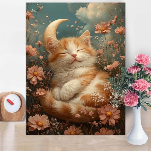 Malen Nach Zahlen Erwachsene Katze,Malen Nach Zahlen Mond Paint by Numbers DIY Handgemalt Ölgemälde Kit Mit Pinseln und Acrylfarbe Knitterfreie Leinwand Kit für Wanddeko Frau Geschenk 100x150cm W1-797 Malen Nach Zahlen Erwachsene Katze,Malen Nach Zahlen Mond Paint by Numbers DIY Handgemalt Ölgemälde Kit Mit Pinseln und Acrylfarbe Knitterfreie Leinwand Kit für Wanddeko Frau Geschenk 100x150cm W1-797 von Yanefaei