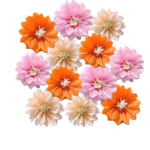 Seidenpapier-Pompons, Blumendekorationen, Party-Dekorationen, hängende Blumen für Hochzeit, Geburtstag, Babyparty, Kinderzimmer, Wanddekoration, Orange, Pink, 12 Stück Seidenpapier-Pompons, Blumendekorationen, Party-Dekorationen, hängende Blumen für Hochzeit, Geburtstag, Babyparty, Kinderzimmer, Wanddekoration, Orange, Pink, 12 Stück von Yangeey