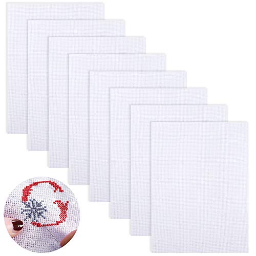 Yangfei Aida-Stoff, 30 x 45 cm, Kreuzstich, Leinwand, Kreuzstich, Kreuzstich, Kreuzstich, Kreuzstich, für kreative Hobbys, Näharbeiten und DIY (14 Karat Weiß) von Yangfei