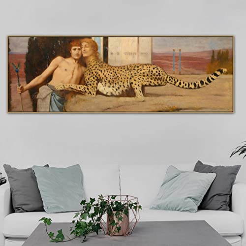 Yangld Fernand Khnopff, alter berühmter Meisterkünstler, die Sphinx oder die Liebkosungen, Leinwand, Gemälde, Poster und Druck, Raumdekoration, Wandkunst, 30 x 90 cm, rahmenlos Yangld Fernand Khnopff, alter berühmter Meisterkünstler, die Sphinx oder die Liebkosungen, Leinwand, Gemälde, Poster und Druck, Raumdekoration, Wandkunst, 30 x 90 cm, rahmenlos von Yangld