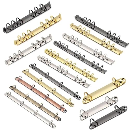Ringbuch, 10 Stück, Schreibwaren, neues Zubehör, DIY-Notizblock, Metallbinder, Clip, lose Blätter, Ordner, Notizbuch, Ringbuch, A4, Schwarz Ringbuch, 10 Stück, Schreibwaren, neues Zubehör, DIY-Notizblock, Metallbinder, Clip, lose Blätter, Ordner, Notizbuch, Ringbuch, A4, Schwarz von Yangshe