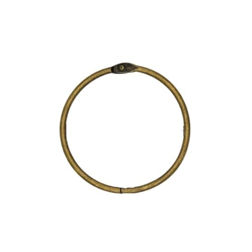 Ringbuch, Metall-Ringbuch, 15, 20 mm, DIY-Alben, lose Blätter, Buchreifen, Öffnung, Bindung, Zubehör, Fotoalbum (20 mm) von Yangshe