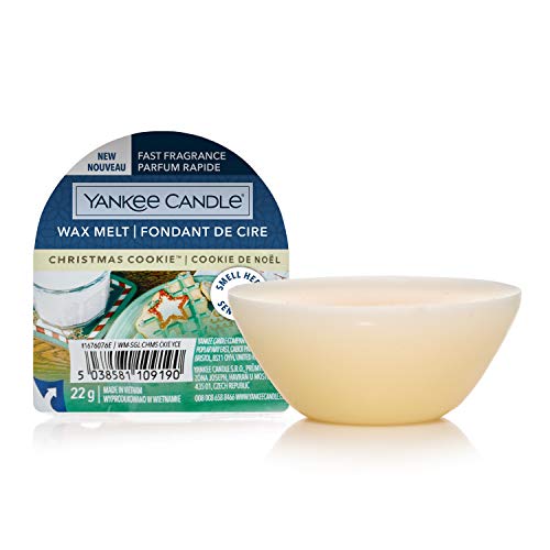Yankee Candle Duftwachs Wax Melts | Christmas Cookie | bis zu 8 Stunden Duft | 1 Stück, Weihnachtsplätzchen von Yankee Candle