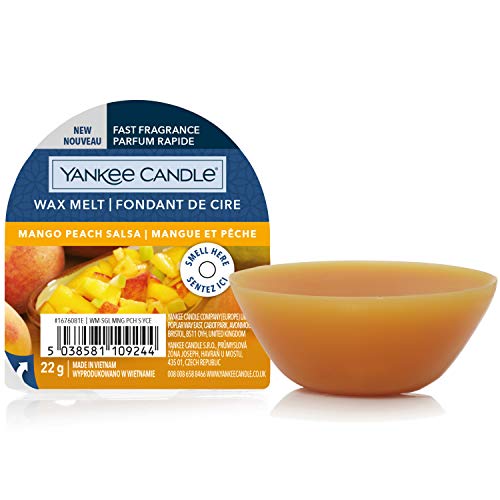 Yankee Candle Duftwachs Wax Melts | Mango Peach Salsa | bis zu 8 Stunden Duft | 1 Stück, Orange, Klein Yankee Candle Duftwachs Wax Melts | Mango Peach Salsa | bis zu 8 Stunden Duft | 1 Stück, Orange, Klein von Yankee Candle