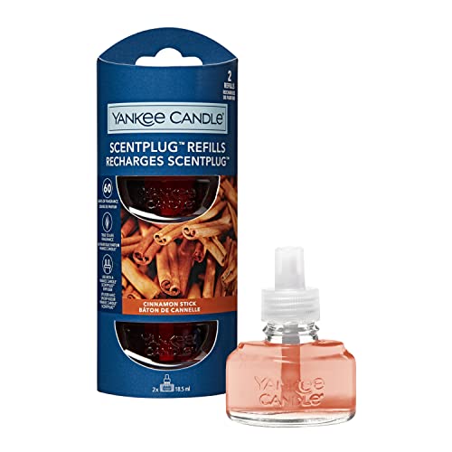Yankee Candle ScentPlug Nachfüllpackungen | Cinnamon Stick Duftöl für Raumduftstecker | bis zu 60 Tage Duft | 2 Stück, 7,6cm Yankee Candle ScentPlug Nachfüllpackungen | Cinnamon Stick Duftöl für Raumduftstecker | bis zu 60 Tage Duft | 2 Stück, 7,6cm von Yankee Candle