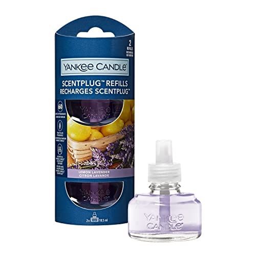Yankee Candle ScentPlug Nachfüllpackungen | Lemon Lavender Duftöl für Raumduftstecker | bis zu 60 Tage Duft | 2 Stück, 7,6cm von Yankee Candle