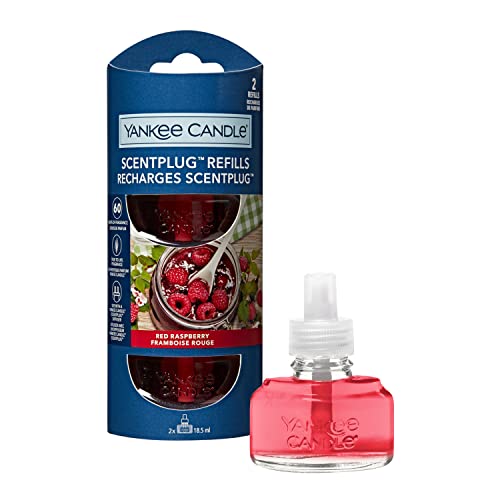 Yankee Candle ScentPlug Nachfüllpackungen | Red Raspberry Duftöl für Raumduftstecker | bis zu 60 Tage Duft | 2 Stück, 7,6cm von Yankee Candle