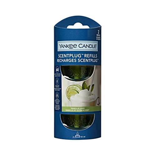 Yankee Candle ScentPlug Nachfüllpackungen | Vanilla Lime Duftöl für Raumduftstecker | bis zu 60 Tage Duft | 2 Stück Yankee Candle ScentPlug Nachfüllpackungen | Vanilla Lime Duftöl für Raumduftstecker | bis zu 60 Tage Duft | 2 Stück von Yankee Candle