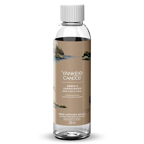 Yankee Candle Signature Nachfüllung für Diffusor mit Rattanstäbchen | Amber & Sandalwood | 200ml | bis zu 20 Wochen Duft Frauen Yankee Candle Signature Nachfüllung für Diffusor mit Rattanstäbchen | Amber & Sandalwood | 200ml | bis zu 20 Wochen Duft Frauen von Yankee Candle