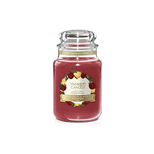 Yankee Candle Spiced Apple 19 Yce Kerze im Glas, Kerzenwachs, rot, Large Yankee Candle Spiced Apple 19 Yce Kerze im Glas, Kerzenwachs, rot, Large von Yankee Candle