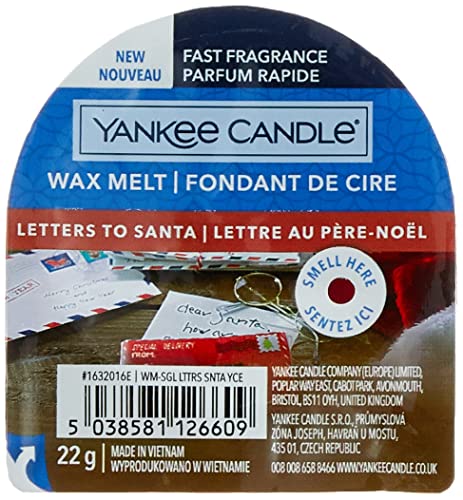 Yankee Candle Wax Melts | Letters to Santa | bis zu 8 Stunden Duft | 1 Stück, 5.6cm x 1.5cm Yankee Candle Wax Melts | Letters to Santa | bis zu 8 Stunden Duft | 1 Stück, 5.6cm x 1.5cm von Yankee Candle