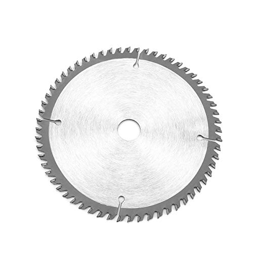 Kreissägeblatt 165×20×2,3 mm, 60t Hartmetalllegierung, silberfarbenes Sägeblatt mit Reduzierringen für die Bearbeitung von Kupfer, Eisen, Aluminium, Kunststoffen und Holz von Yanmis
