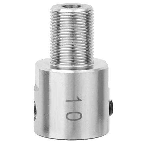 Yanmis M14 * 1 Spannfutter Pleuel Edelstahl Bohrmaschine Pleuel für K01-50/63 K02-50/63 Drehfutter Bohrfutter Adapter(10mm*M14*1) von Yanmis