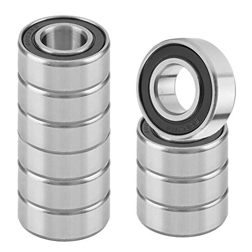 Rillenkugellager, 10 Stück 6002-2RS, gummigedichtet, 15 mm * 32 mm * 9 mm, Lagerstahl, geräuscharm, für 15 mm Wellen- / Stangenprojekte Rillenkugellager, 10 Stück 6002-2RS, gummigedichtet, 15 mm * 32 mm * 9 mm, Lagerstahl, geräuscharm, für 15 mm Wellen- / Stangenprojekte von Yanmis