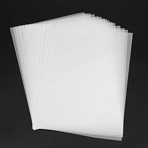 Transparentpapier, 100 Blatt A4 Transparentpapier aus schwefelhaltigem Material mit hervorragender Transparenz für die Rückverfolgung von Arbeiten von Yanmis