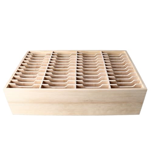 Yanmis Handy -Box -Aufbewahrungskoffer 48 Fachhoch Holz Desktop Halter für Home Office Classroom Pine Wood Yanmis Handy -Box -Aufbewahrungskoffer 48 Fachhoch Holz Desktop Halter für Home Office Classroom Pine Wood von Yanmis