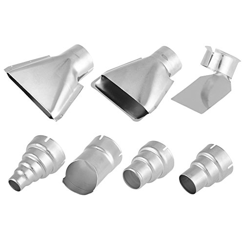 Yanmis Heißluftpistole Düse zzle 7Pcs 35mm Heißluftpistole Düsen Kit aus Edelstahl für Heißluft Lötstation Repair Tool Zubehör Yanmis Heißluftpistole Düse zzle 7Pcs 35mm Heißluftpistole Düsen Kit aus Edelstahl für Heißluft Lötstation Repair Tool Zubehör von Yanmis