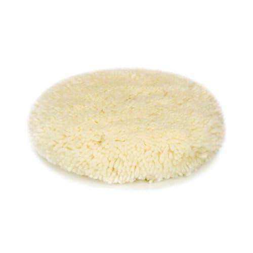 Yanmis Polierpads Wolle Buffing Pad für Zusammengesetzte Schnittauto Schönheitskörperreparatur 2pcs Polierscheibe für Geräte (5-Zoll) von Yanmis