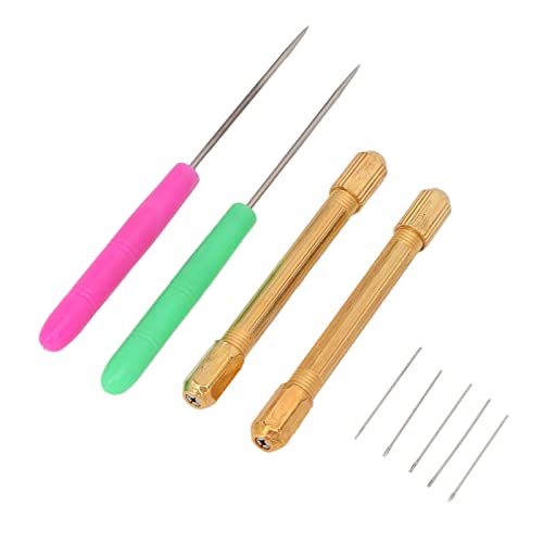 Yanmis Robustes Puppenhaarwurzel -Nadel -Set Glatte Handwerkshaarerweiterungstool für Puppenwurzel, Effizientes Styling, Geeignet für Handwerksliebhaber Metallmaterial von Yanmis