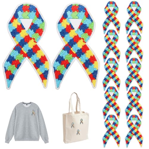 12pcs Stickflächen, 1, 7 x 3, 1 Zoll nähen auf/Kleber/Eisen auf Flecken Anwendung für Kleidung, Kleid, Hut, Jeans, DIY -Accessoires Stickerei von Yaoliucp
