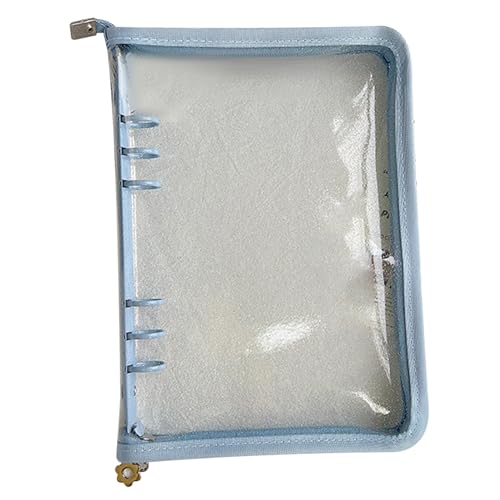 A6 Budget Binder Cover, Clear Soft PVC 6 Ring Binder, nachfüllbares A6 -Notebook -Cover mit Reißverschluss für Schulversammlungsbüro A6 Budget Binder Cover, Clear Soft PVC 6 Ring Binder, nachfüllbares A6 -Notebook -Cover mit Reißverschluss für Schulversammlungsbüro von Yaoliucp
