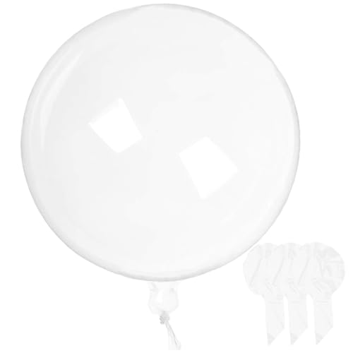 Bobo-Ballons 4pcs 36 Zoll großer TPU Clear Balloons Füllbare DIY-freundliche transparente Blase für Geburtstagsfeier, Hochzeit, Weihnachtslösch Bobo-Ballons 4pcs 36 Zoll großer TPU Clear Balloons Füllbare DIY-freundliche transparente Blase für Geburtstagsfeier, Hochzeit, Weihnachtslösch von Yaoliucp