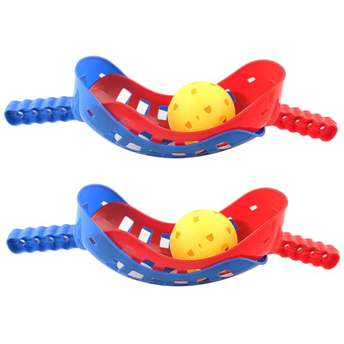 Scoop and tours Game for Kids - Beinhaltet 4 Scoops und 2 Bälle - lustige Outdoor -Spielzeug für Strand, Hinterhof, Camping oder Park - tolle PE -Ausrüstung und Sommeraktivitäten für Jungen, Mädchen von Yaoliucp
