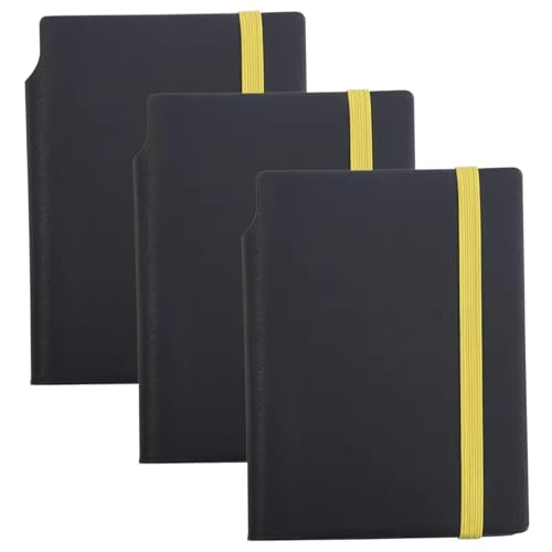 Yaoliucp 3pcs Pocket Notebook, 5, 5 x 4 Zoll tragbarer A6 kleiner Notebook -Taschengröße mit elastischer Band & Lesezeichen PU Mini Notizblock für Büroschule Schreibvorgänge Yaoliucp 3pcs Pocket Notebook, 5, 5 x 4 Zoll tragbarer A6 kleiner Notebook -Taschengröße mit elastischer Band & Lesezeichen PU Mini Notizblock für Büroschule Schreibvorgänge von Yaoliucp