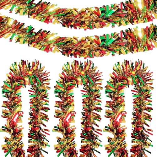 Yaoliucp 5pcs Tinsel Girlande Juneteenth Dekorationen 79 '' Langes Metallic Twist Red Green Golden Girlande hängen Juneteenth Girlande für Schwarze Geschichte Month, Juneteenth Dekorationen Yaoliucp 5pcs Tinsel Girlande Juneteenth Dekorationen 79 '' Langes Metallic Twist Red Green Golden Girlande hängen Juneteenth Girlande für Schwarze Geschichte Month, Juneteenth Dekorationen von Yaoliucp