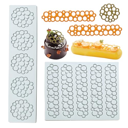 YapitHome 2 Stück Silikon-Spitzen-Matte,Spitzen Fondant Formen Kuchen,Blase Prägung Silikon-Spitze-Matte,für Harz,Seife,Süßigkeiten,Basteln,Kuchendekoration,Küche YapitHome 2 Stück Silikon-Spitzen-Matte,Spitzen Fondant Formen Kuchen,Blase Prägung Silikon-Spitze-Matte,für Harz,Seife,Süßigkeiten,Basteln,Kuchendekoration,Küche von YapitHome